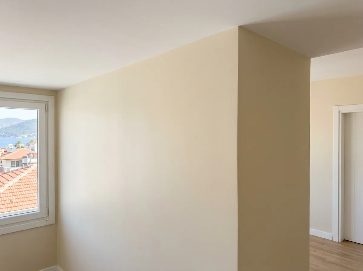 Konak apartman iç cephe boya badana - uygulama detayı 1